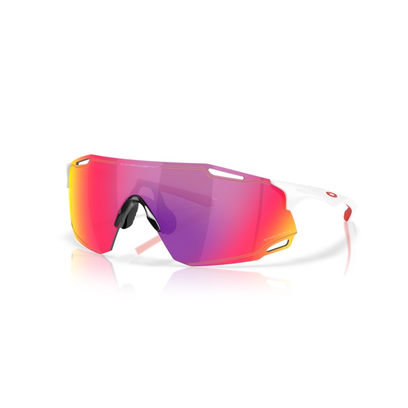 Cybr Dyno Sunglasses|Polished White – Prizm Road|Matte Abyss – Prizm 24k
