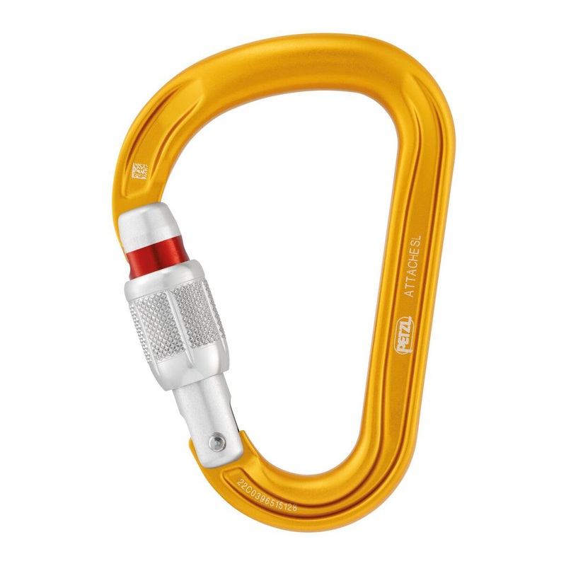 Attache Scewlock Carabiner|Yellow