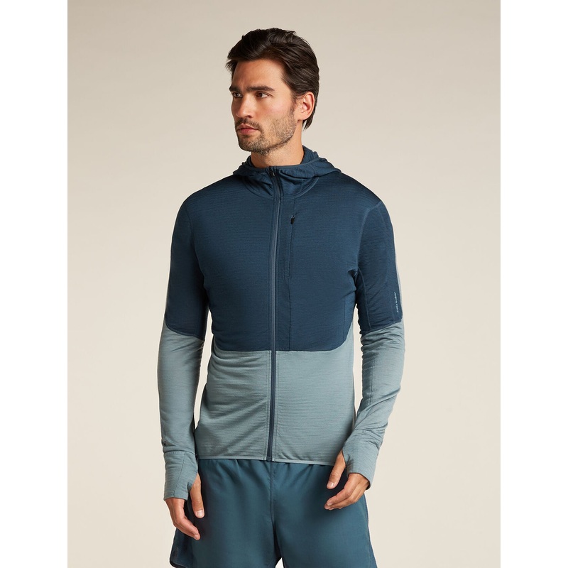 Men’s Merino Blend 200 Realfleece Descender LS Zip Hoodie