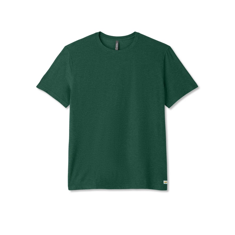 Men’s Strato Tech Tee|Viridian Heather|Black|Dusty Blue Heather|Small|Medium|Large|XLarge