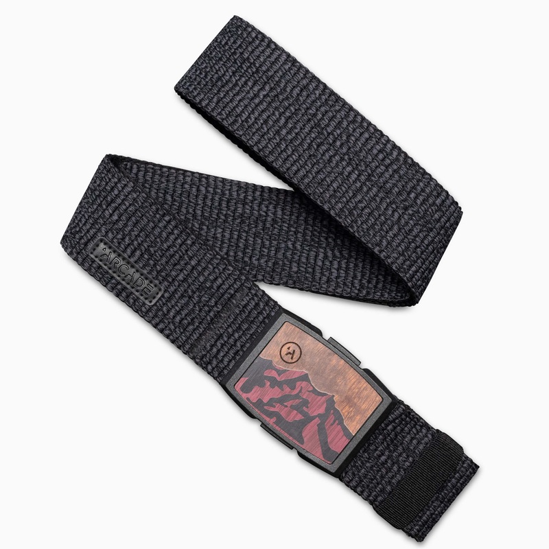 Woody Belt|Heather Limo|Heather Walnut