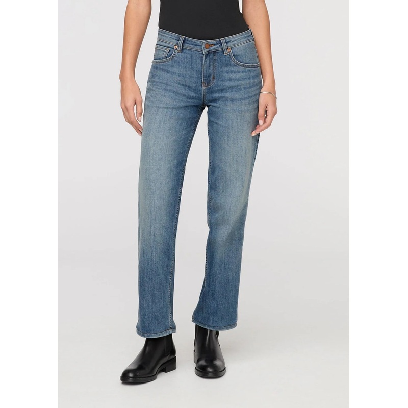 Women’s Performance Denim Mid Rise Straight Jean