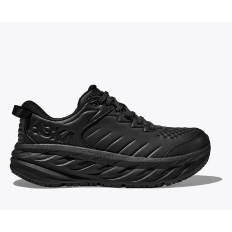 Men’s Bondi SR Running Shoes|Black / Black|8 US|8.5 US|9 US|9.5 US|10 US|10.5 US|11 US|11.5 US|12 US|Regular|Wide