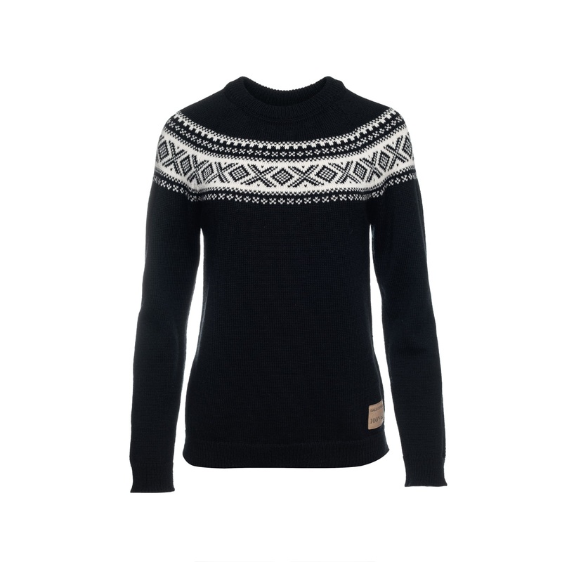 Women’s Vagsoy Wool Sweater|Black / Offwhite|Offwhite / Blueshadow|Small|Medium|Large|XLarge