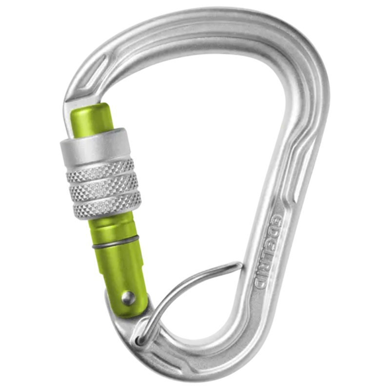 HMS Strike Screw FG Carabiner|Silver