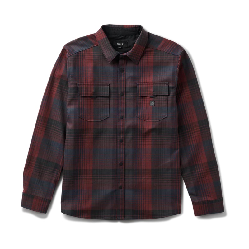 Diablo Long Sleeve Flannel|Sangria|Small|Medium|Large|XLarge