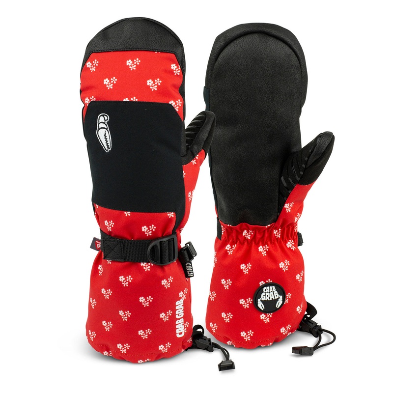 Crab Grab Cinch Womens Mitt in Little Flowers