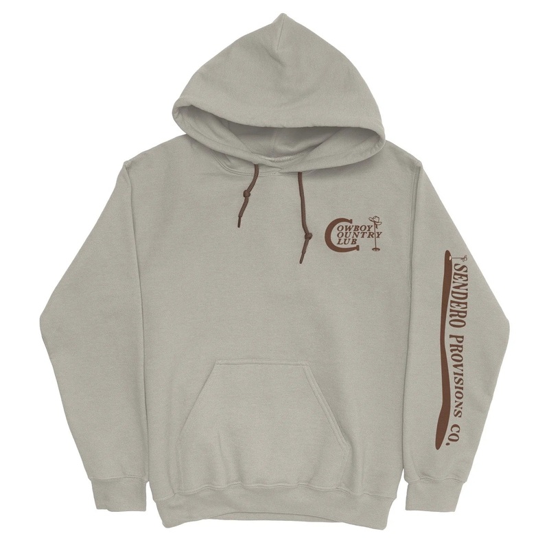 Cowboy Country Club Hoodie|Sand|Small|Medium|Large|XLarge