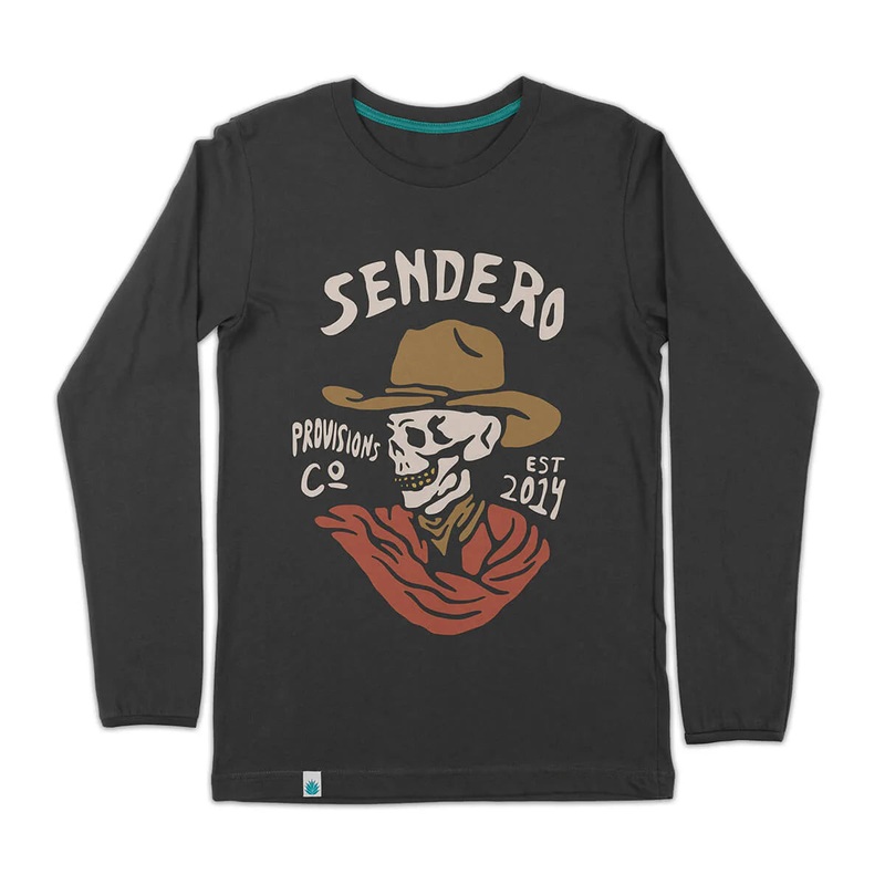 Quitado Long Sleeve T-Shirt|Vintage Black|Small|Medium|Large|XLarge