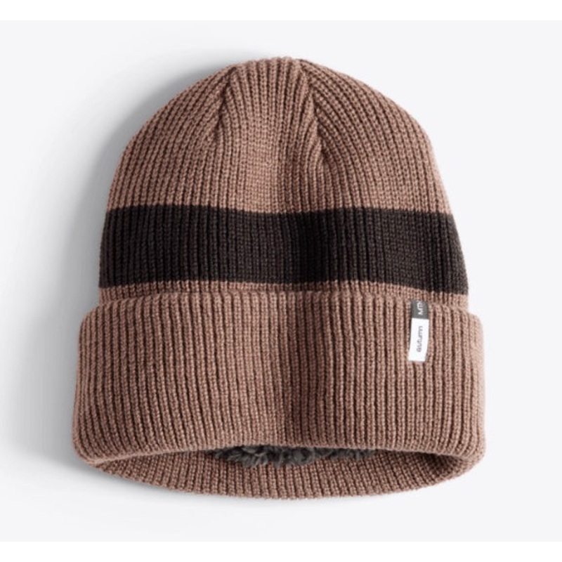 Autumn Band Beanie 2026|Ultramarine Teal|Dusty Mauve