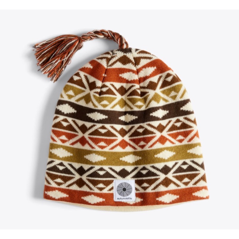 Autumn Piste Beanie 2026|Eggshell|Mineshaft