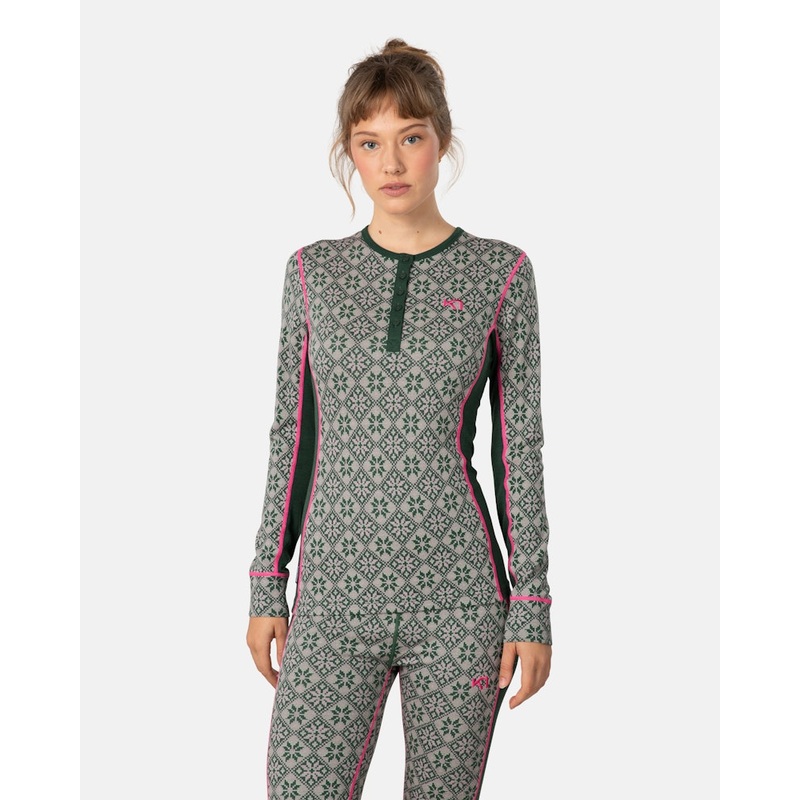 Rose Long Sleeve Base layer – 100% Merino Wool