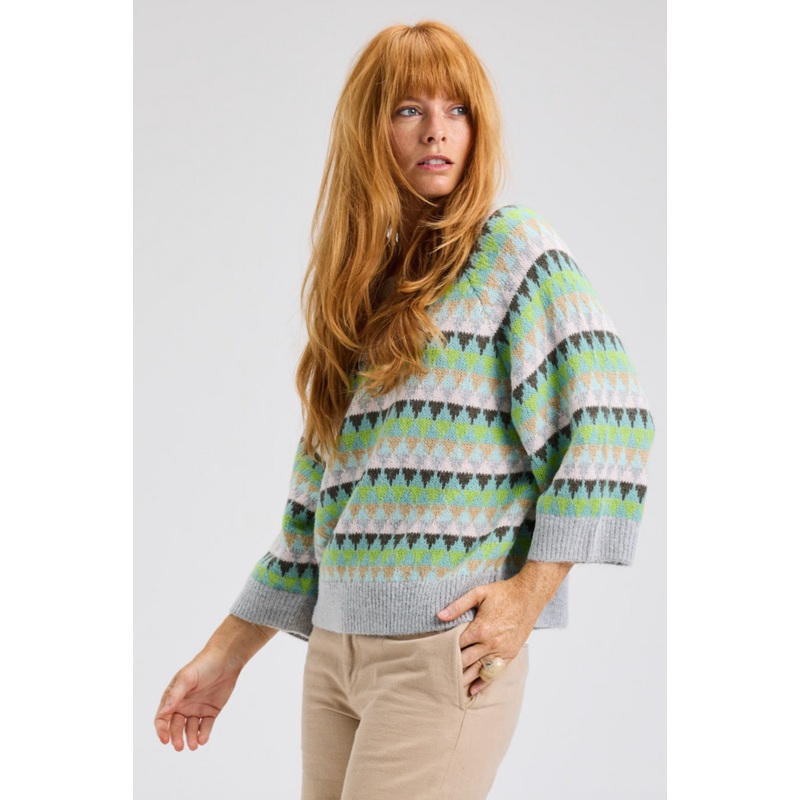 Women’s Mohair Fairisle Sweater