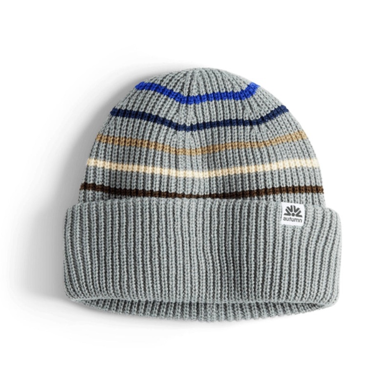 Autumn Retro Beanie 2026|Black|Eggshell|Sky