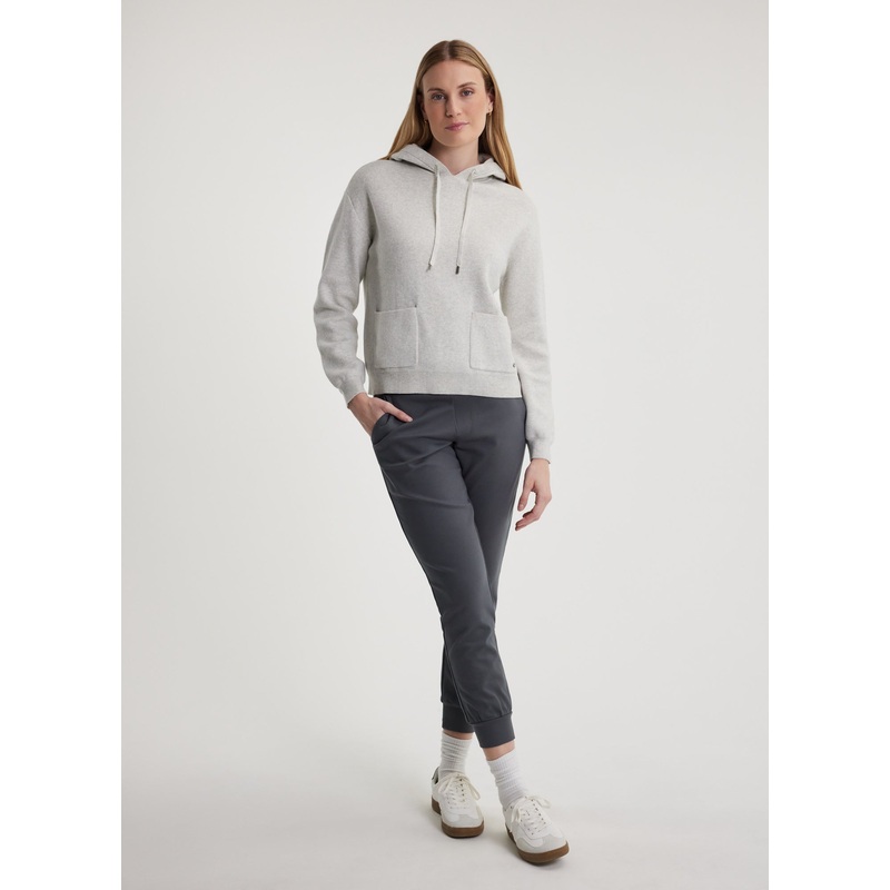 Women’s Yuki Hoodie Sweater|Grey Heather|Small|Medium|Large