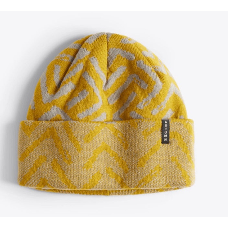 Autumn Geo Beanie 2026|Black|Eggshell|Stone