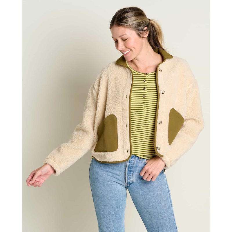 Women’s Sespe Jacket|Barley|Ink Plaid|Barley Ladybugs|Small|Medium|Large