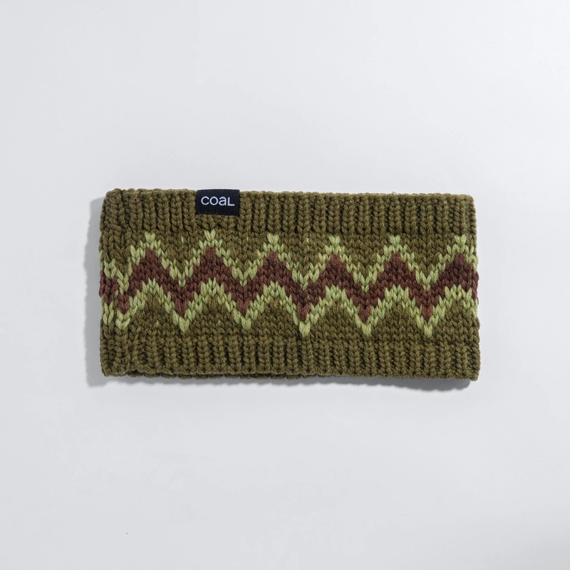 The Meadows Ear Warmer|Olive / Brown|Khaki/Brown|Mid Grey / Navy