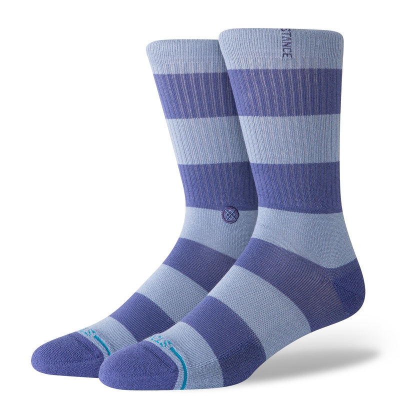 Stance Stacked Up Crew Sock|Indigo Blue|L