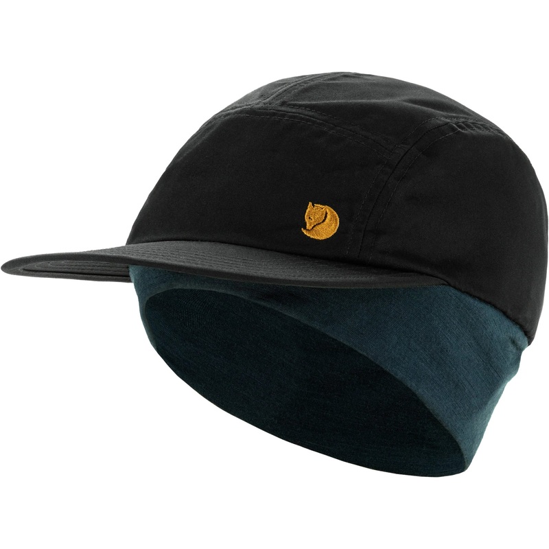 Bergtagen Mountain Cap|Black / Dark Navy|Mustard Yellow / Dark Navy|S/M|L/XL
