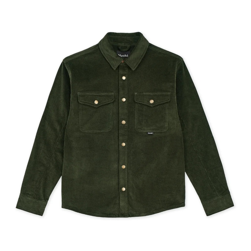Men’s Corduroy Overshirt|Dark Green|Small|Medium|Large|XLarge