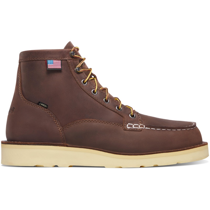 Men’s Bull Run GTX Work Boots|Brown|8 US|9 US|10 US|11 US|12 US