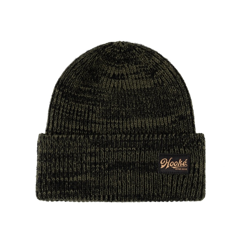 Since 2012 Beanie|Dark Green|Dark Brown