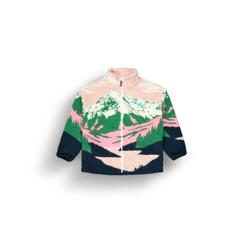Women’s Nyss Zip Fleece|Cloudy Landscape Women|XSmall|Small|Medium|Large