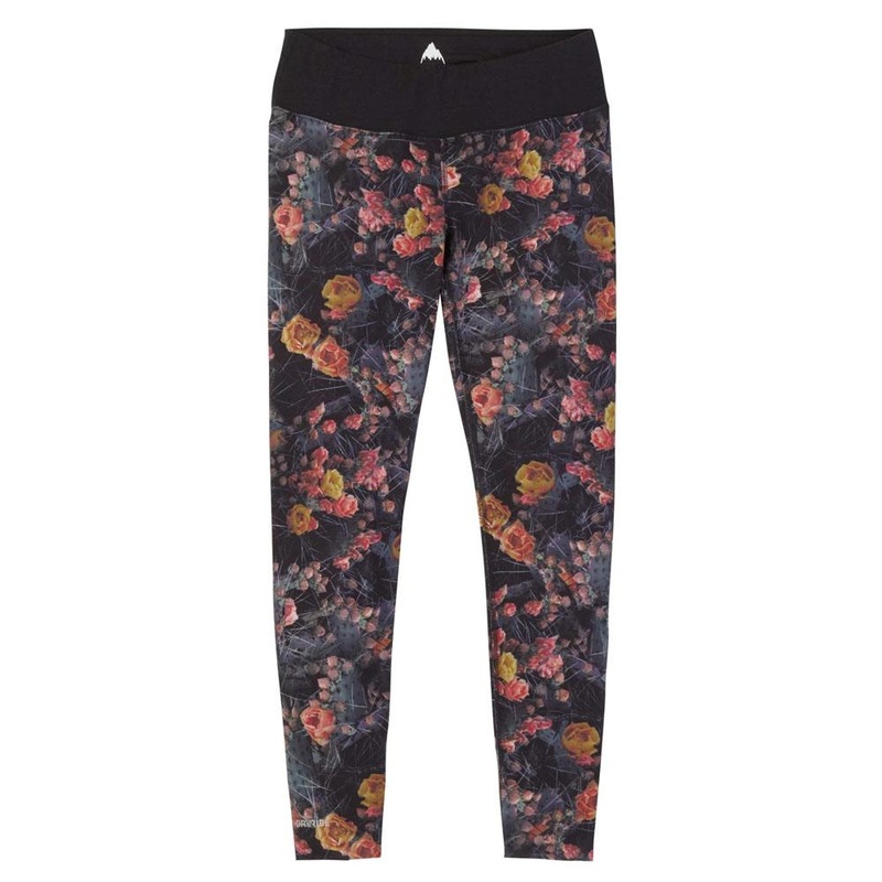 Burton Womens Midweight Pant|Pklypr/True Black|X-Small|Small|Medium|Large|X-Large