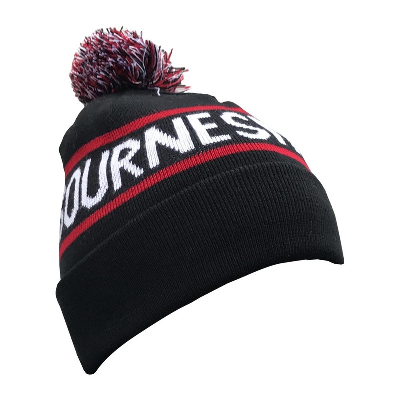 Pow x MSC Pom Beanie|Black/White|Black/Red