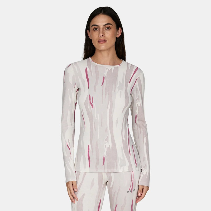 Women’s Heavyweight Grid Fleece Crew Base Layer