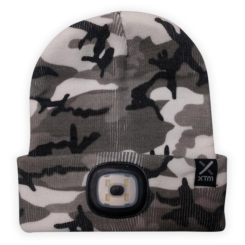 XTM Blinder Beanie|Snow Camo|Black