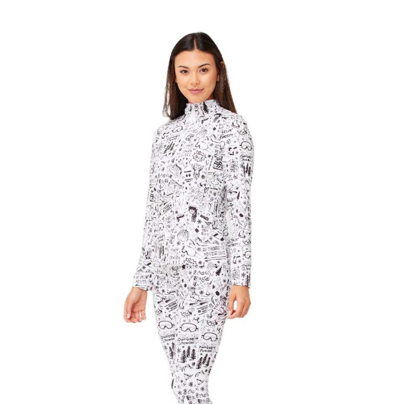Women’s Graffiti Top|White|Black|Small|Medium|Large