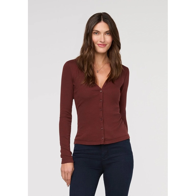 Women’s Ribbed Pima Fitted Button Down