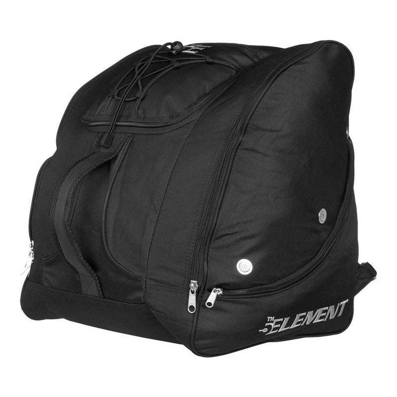 5th Element Bomber Boot Bag|Black / Silver|Black / Green