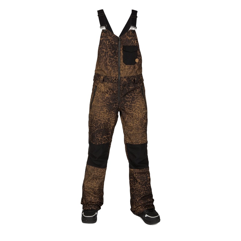 Volcom Swift Bib Overall 2022|Leopard|Merlot|Black|Coffee|X-Small|Small|Medium|Large|X-Large