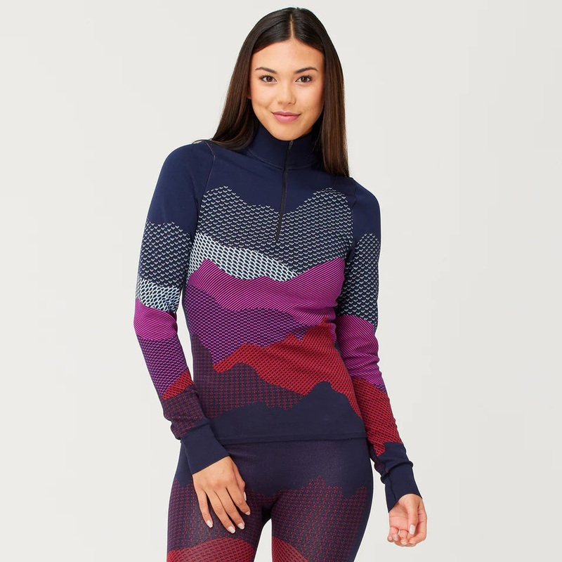 Women’s Karine Seamless Zip Neck Top (Past Season)