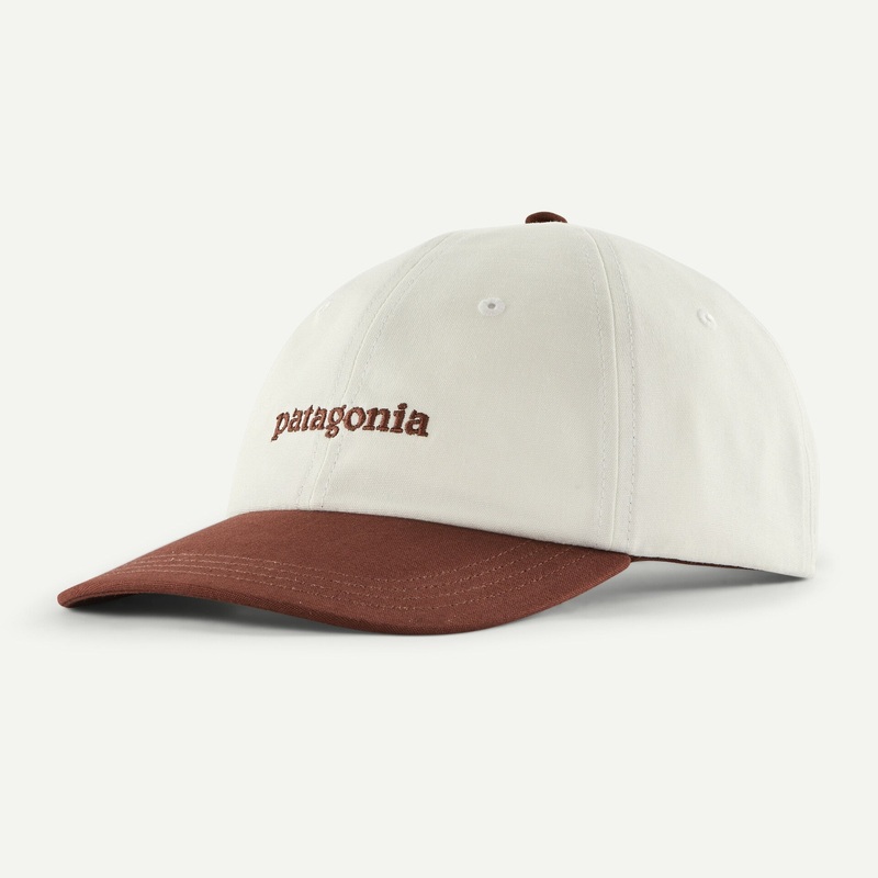Fitz Roy Icon Trad Cap|Text Logo: Dried Vanilla|Text Logo: Seabird Grey|Text Logo: Ink Black