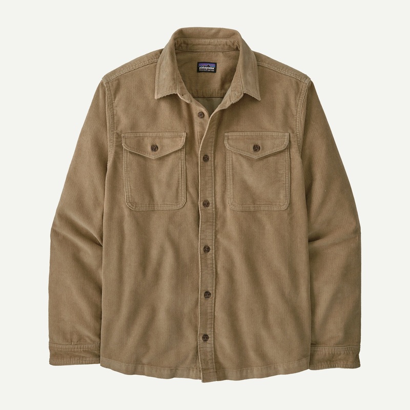 Men’s Corduroy Shirt|Seabird Grey|Small|Medium|Large|XLarge