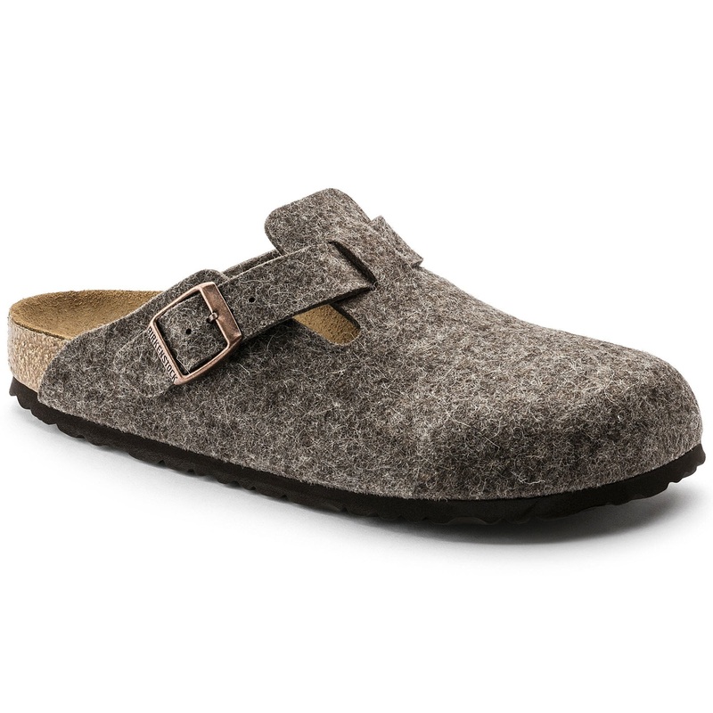 Boston Wool Clog Sandals|Cacao|40 EU|41 EU|42 EU|43 EU|44 EU|45 EU|46 EU|Regular/Wide