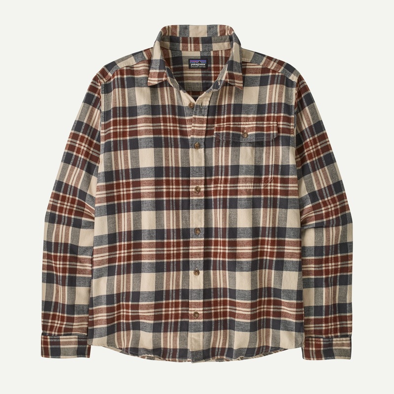 Men’s Long-Sleeved Lightweight Fjord Flannel Shirt