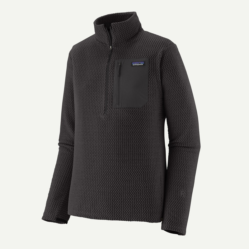 Men’s R1 Air Fleece Zip-Neck|Black|Small|Medium|Large|XLarge|XXLarge