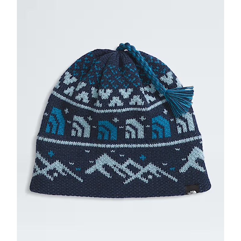 Cabin Ski Tuke|Summit Navy Jacquard / Tassel|TNF Black Jacquard / Pom