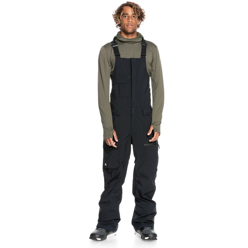 Quiksilver Utility Bib 2023|True Black|X-Small|Small|Medium|Large|X-Large|XX-Large