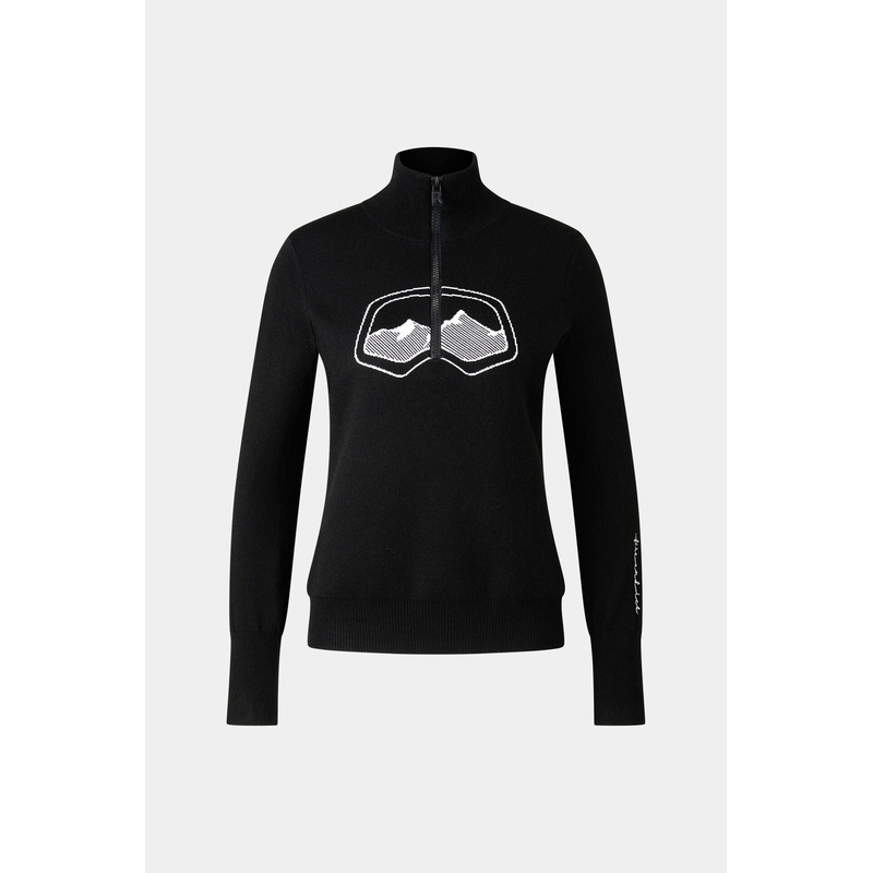 Women’s Knitted Troyer Azra|Black|Small|Medium|Large