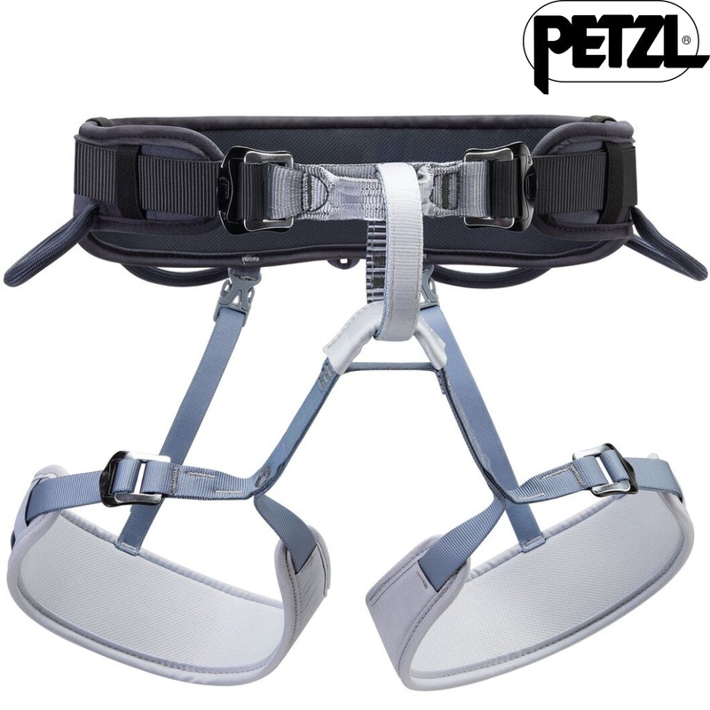 Petzl – Corax Harness|Dark Grey|Dark Red|Navy Blue|1 (XS-M)|2 (M-XL)
