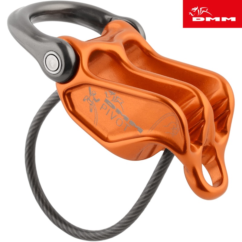 DMM – Pivot Belay Device|Orange|Matt Grey