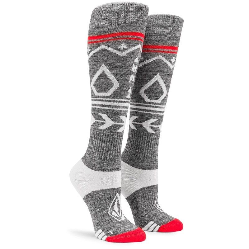 Volcom TTT Sock 2023|Heather Grey|XS/S|M/L