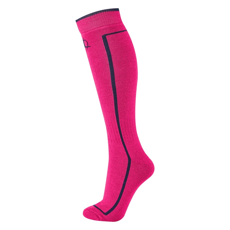 Manbi – Performance Ski Sock|Rock Grey/Black|Blue/Orange|Turquoise/Lilac|Magenta/Navy|Black/Rock|4-6.5 UK|7-9.5 UK|10-13 UK