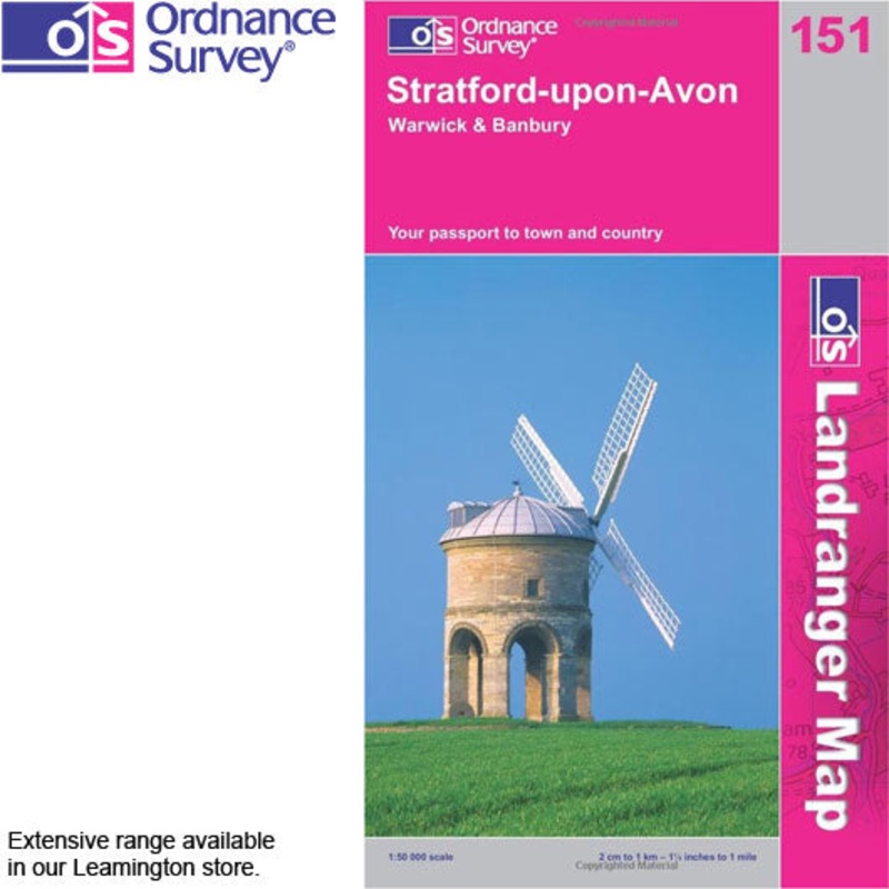 Ordnance Survey – OS Landranger 1:50k Map